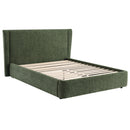 Cheryl Dark Green Queen Bed - Ornate Home