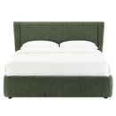 Cheryl Dark Green Queen Bed - Ornate Home