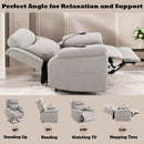 Chriki Beige Power Recliner - Ornate Home