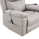 Chriki Beige Power Recliner - Ornate Home
