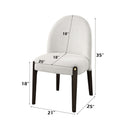 Clayten Beige & Espreeso Side Chair (Set of 2) - Ornate Home