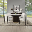 Clayten Beige & Espreeso Side Chair (Set of 2) - Ornate Home
