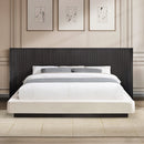 Clayten Beige/Espresso Eastern King Bed - Ornate Home