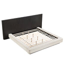 Clayten Beige/Espresso Eastern King Bed - Ornate Home
