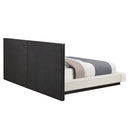 Clayten Beige/Espresso Eastern King Bed - Ornate Home