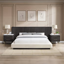Clayten Beige/Espresso Eastern King Bed - Ornate Home