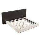 Clayten Beige/Espresso Queen Bed - Ornate Home