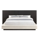 Clayten Beige/Espresso Queen Bed - Ornate Home