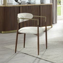 Clayten Brown Oak Arm Chair (Set of 2) - Ornate Home
