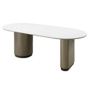 Clayten Engineering Top/Light Oak Dining Table - Ornate Home
