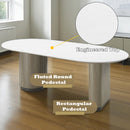 Clayten Engineering Top/Light Oak Dining Table - Ornate Home