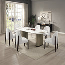 Clayten Engineering Top/Light Oak Dining Table - Ornate Home