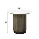 Clayten Engineering Top/Light Oak End Table - Ornate Home