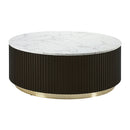 Clayten White/Espreeso Coffee Table - Ornate Home