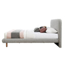 Cleo Gray Eastern King Bed - Ornate Home