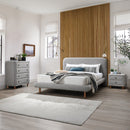 Cleo Gray Eastern King Bed - Ornate Home
