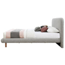 Cleo Gray Eastern King Bed - Ornate Home