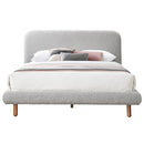 Cleo Gray Eastern King Bed - Ornate Home
