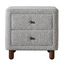 Cleo Gray Nightstand - Ornate Home