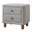 Cleo Gray Nightstand - Ornate Home