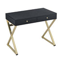 Coleen Black/Brass Writing Desk - Ornate Home