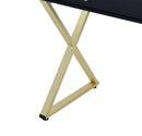 Coleen Black/Brass Writing Desk - Ornate Home