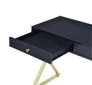 Coleen Black/Brass Writing Desk - Ornate Home