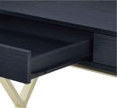 Coleen Black/Brass Writing Desk - Ornate Home