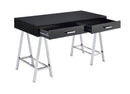 Coleen Black Writing Desk W/USB - Ornate Home