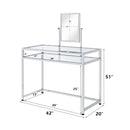Coleen Chrome Vanity Set - Ornate Home