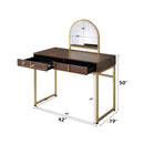 Coleen Walnut Vanity Desk - Ornate Home