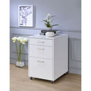 Coleen White File Cabinet - Ornate Home