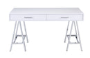 Coleen White Writing Desk W/USB - Ornate Home