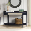 Colson Black Sofa Table - Ornate Home