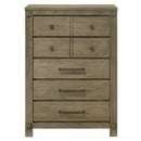 Colton Antique White Oak Chest - Ornate Home