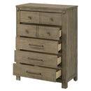 Colton Antique White Oak Chest - Ornate Home
