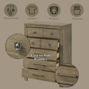 Colton Antique White Oak Chest - Ornate Home