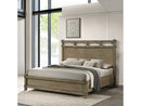 Colton Antique White Oak Eastern King Bed - Ornate Home