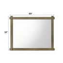 Colton Antique White Oak Mirror - Ornate Home