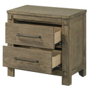 Colton Antique White Oak Nightstand - Ornate Home