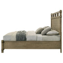 Colton Antique White Oak Queen Bed - Ornate Home