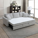 Connie Beige Boucle Sofa w/Sleeper - Ornate Home