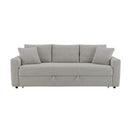 Connie Beige Boucle Sofa w/Sleeper - Ornate Home