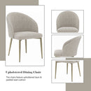 Cora Champange Side Chair (Set of 2) - Ornate Home