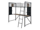 Cordelia Twin Loft Bed W/Desk - Ornate Home