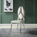 Cyrene Beige/Antique White Side Chair (Set of 2) - Ornate Home