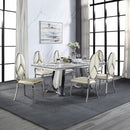 Cyrene Beige/Antique White Side Chair (Set of 2) - Ornate Home
