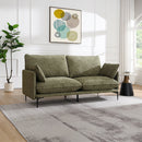 Dalton Green Sofa w/2 Pillows - Ornate Home
