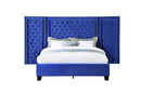 Damazy Blue Queen Bed - Ornate Home