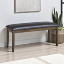 Damica Brown/Walnut Bench - Ornate Home